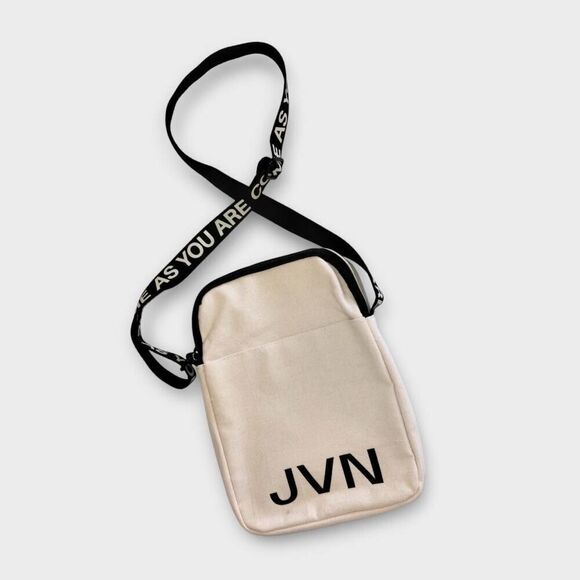 Jonathan Van Ness "JVN" Canvas tote‎ Zipup Bag "Come as You are" 12x8.5 - Picture 6 of 8